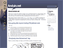 Tablet Screenshot of anduin.net